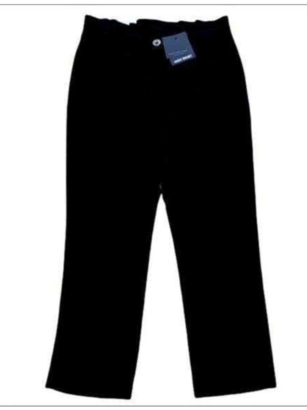 Marc New York Black High-Rise Straight Leg Pants - Size 12 NWT